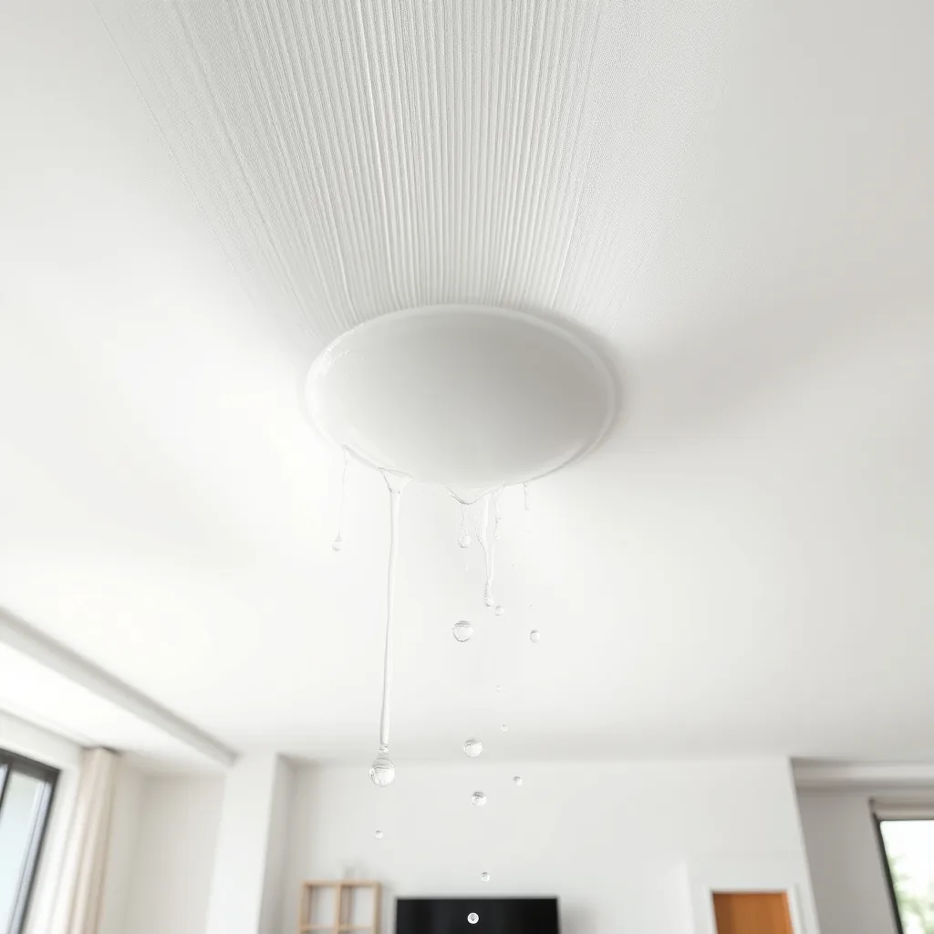 Натяжной потолок провис или залили соседи: пошаговая инструкция что делать